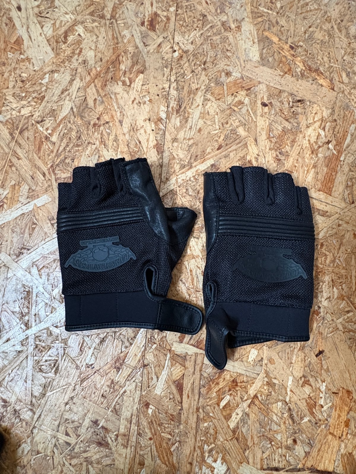 Harley Davidson Guanti Senza Dita Winged Skull, Motoren, Ophalen, Nieuw zonder kaartje, Heren, Handschoenen