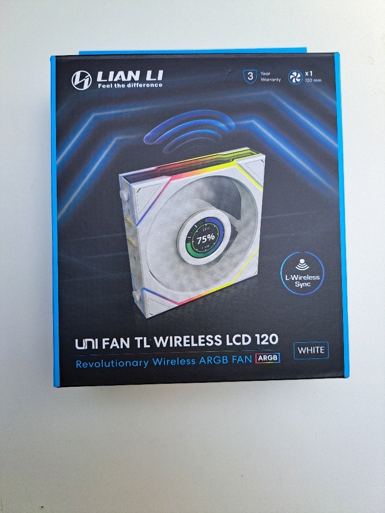 Lian li tl LCD draadloos 120mm met draadloze USB-stick, Computers en Software, Computerbehuizingen, Ophalen, Zo goed als nieuw