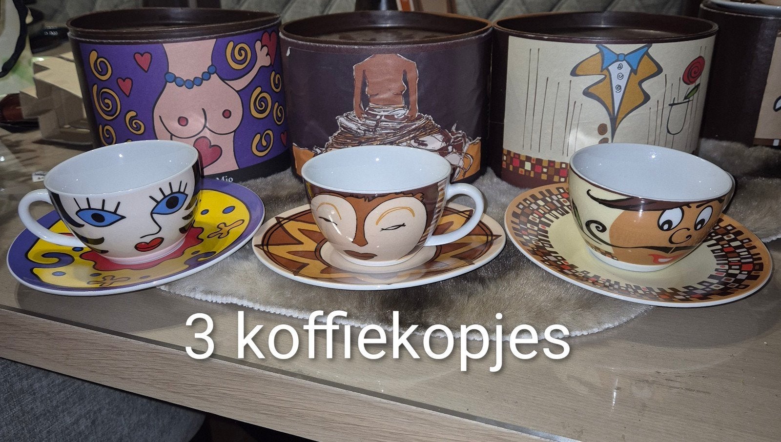 ritzenhoff koffiekopjes, Antiek en Kunst, Ophalen of Verzenden