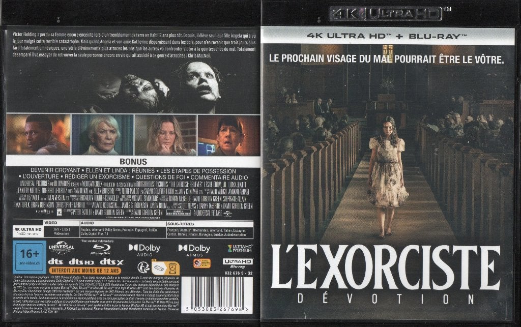 the  exorcist devotion (4k ultra-hd + blu-ray) nieuw, Cd's en Dvd's, Horror, Vanaf 16 jaar, Verzenden, Film
