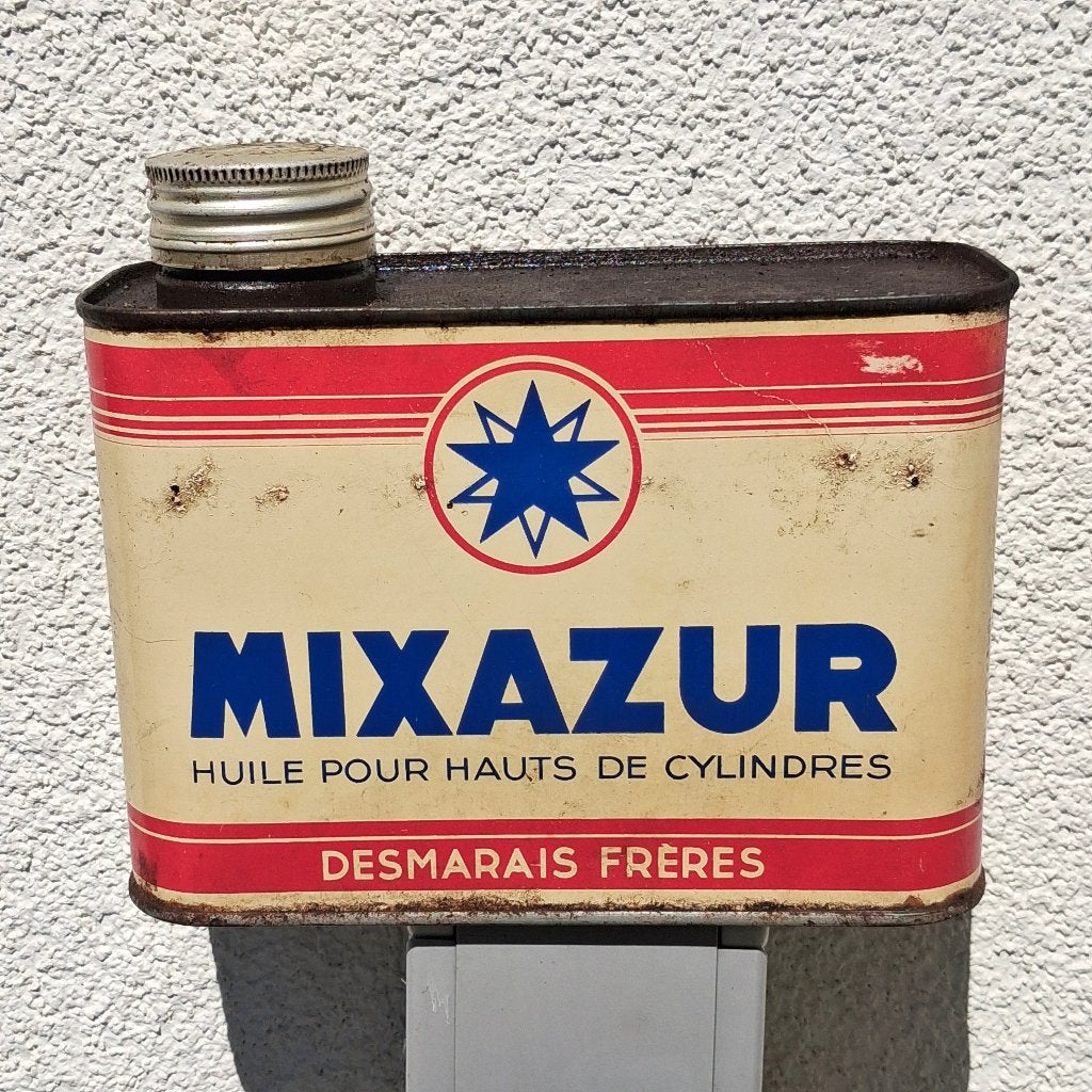 Bidon d'huile MIXAZUR rare, Enlèvement ou Envoi, Comme neuf