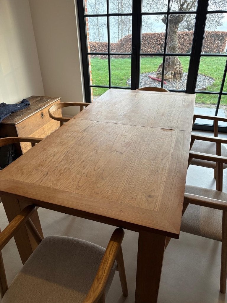 Table salle a manger, Maison & Meubles, Tables | Tables à manger, 200 cm ou plus, Cinq personnes ou plus, 50 à 100 cm, Enlèvement