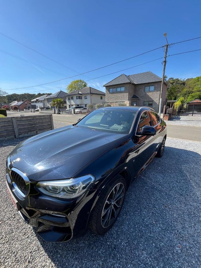 BMW X4 20d 2018, Auto's, BMW, Automaat, Lichtsensor, Blauw, Leder