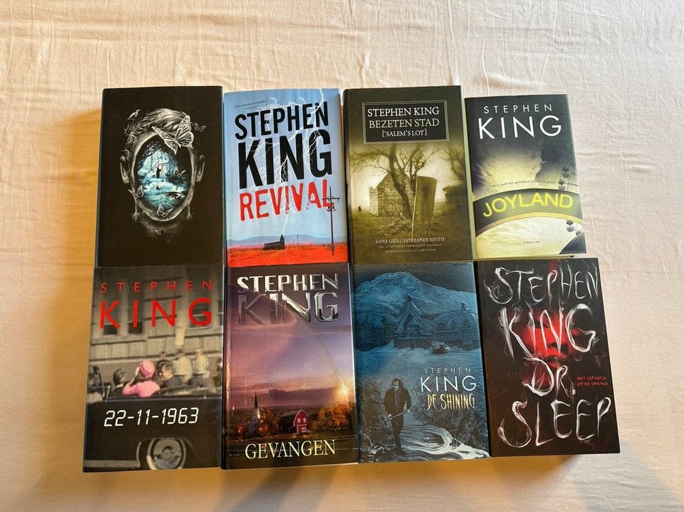 8 Stephen King boeken Hardcover, Enlèvement ou Envoi, Comme neuf