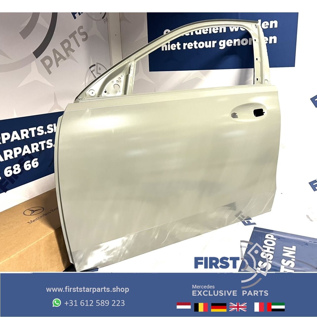 W206 S206 C KLASSE DEUR PORTIER LINKSVOOR A2067227900 Merced, Auto-onderdelen, Gebruikt, -, Deur, Voor
