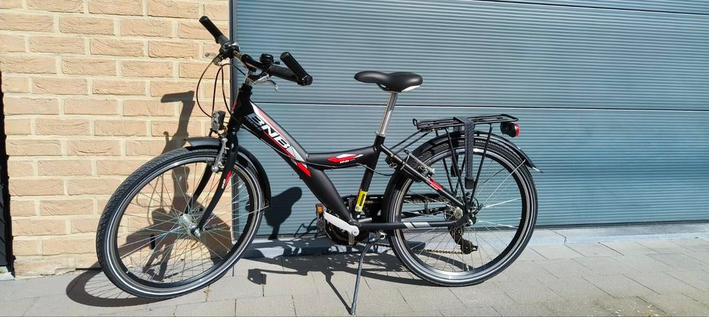 BNB Powerbike 24 inch - roodzwart, Fietsen en Brommers, Ophalen, 24 inch, Versnellingen, Nieuw