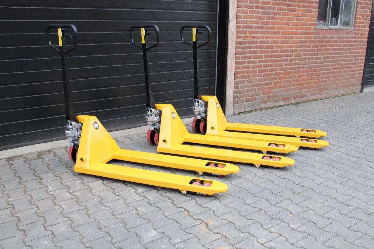 NIEUWE hand palletwagen hevermogen 2500kg, Articles professionnels, Autre propulsion, Transpalette, Nieuwe