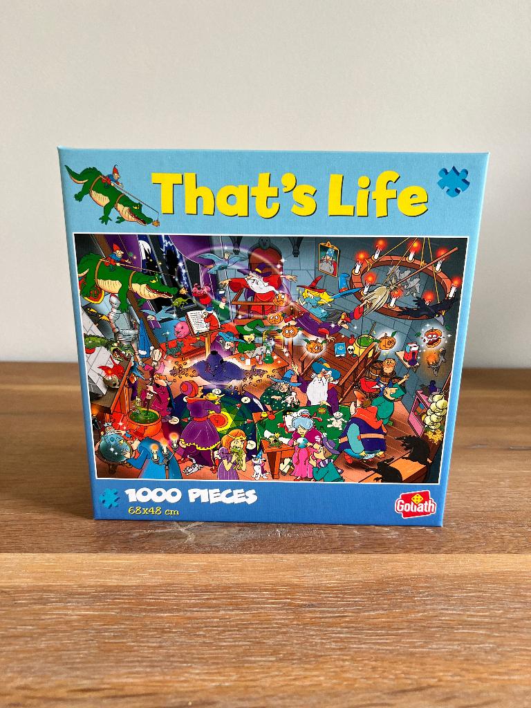 Legpuzzel That’s Life – Toveren of Magie, Hobby en Vrije tijd, Ophalen of Verzenden, 500 t/m 1500 stukjes, Nieuw, Legpuzzel