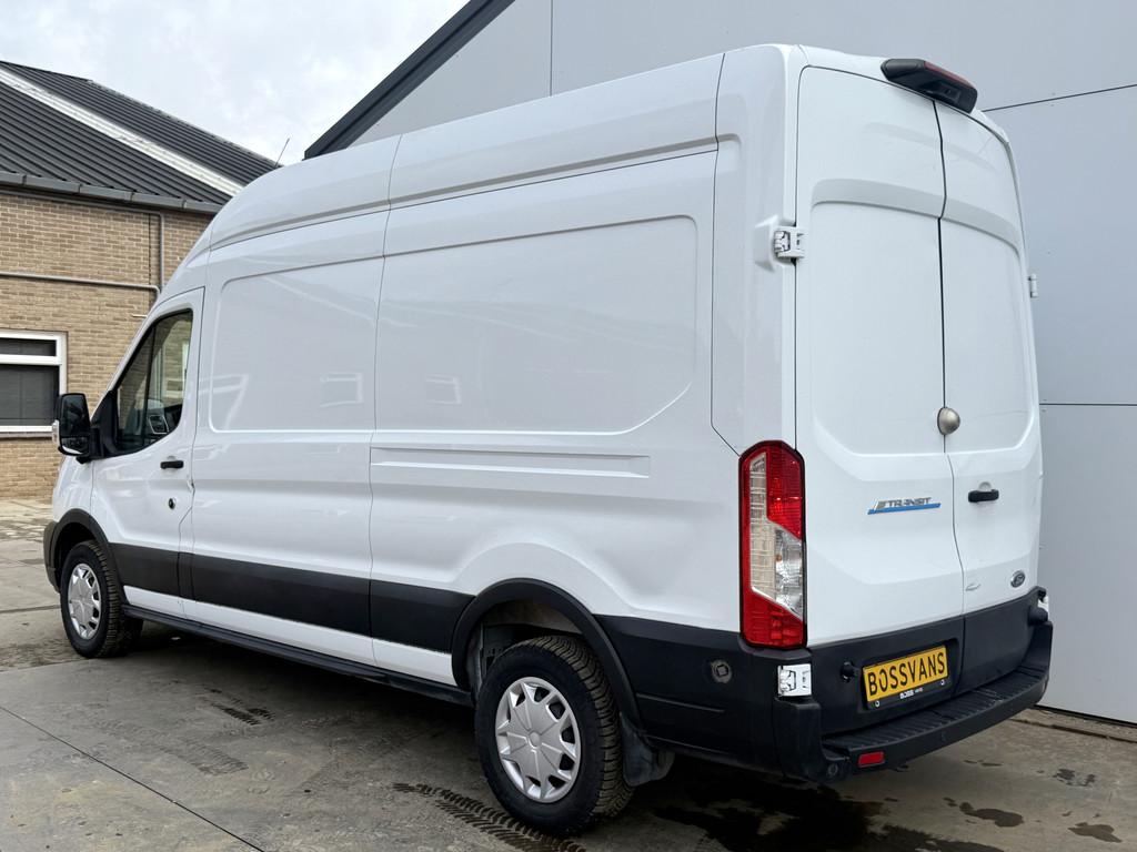 Ford E-Transit 68kWh 184PK L3H3 317km WLTP 96% (SOH) BEV Sne, Auto's, Bestelwagens en Lichte vracht, Automaat, Gebruikt, Wit, 184 pk
