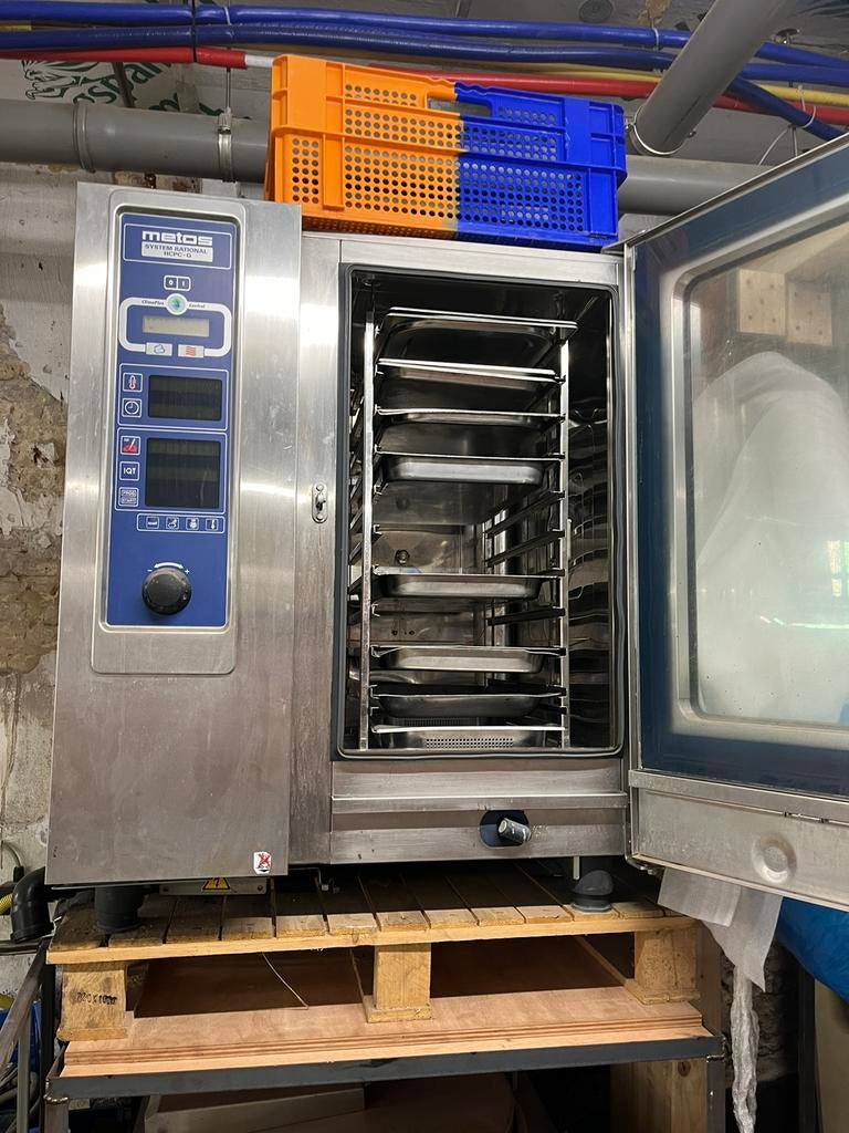Horeca oven op gas Metos rational HCPC, diepte = 1/1 GN bak, Zakelijke goederen, Ophalen, Gebruikt, Ovens, Microgolfovens en Steamers