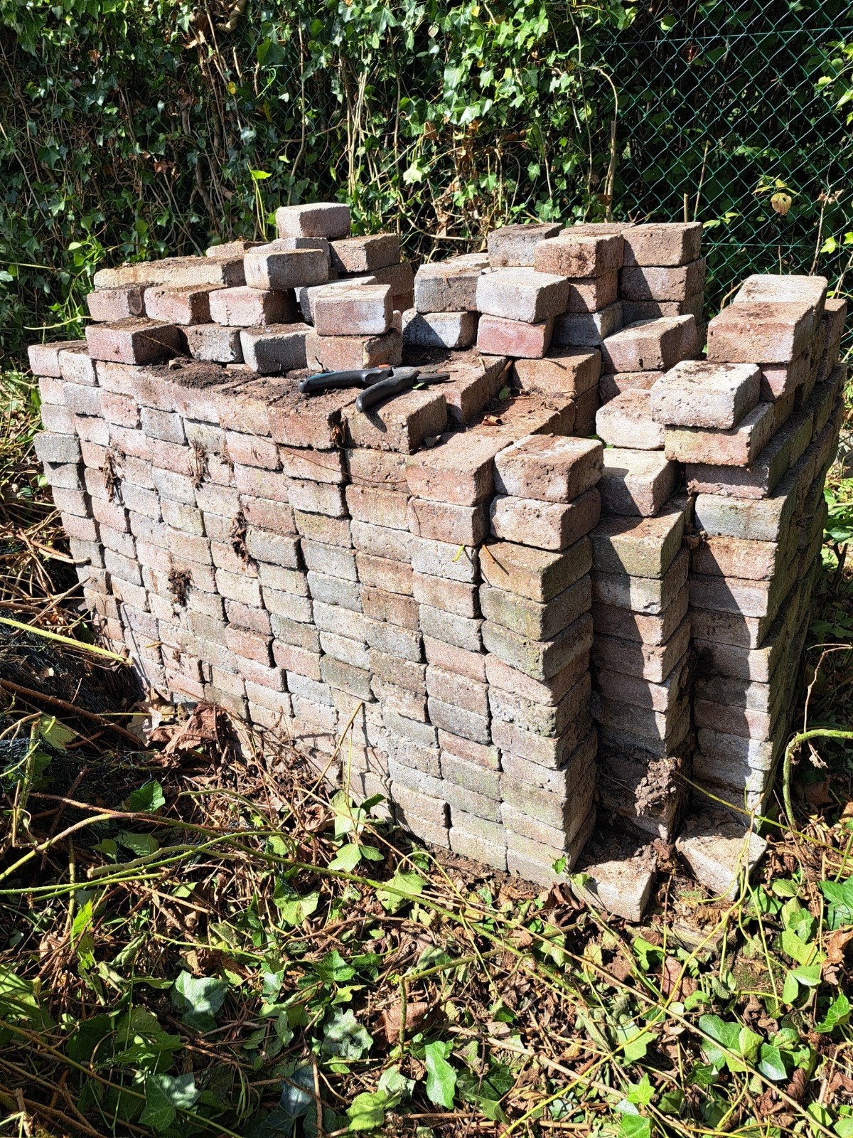 Gratis klinkers 10x10, Bricolage & Construction, Briques, Enlèvement, Autres types