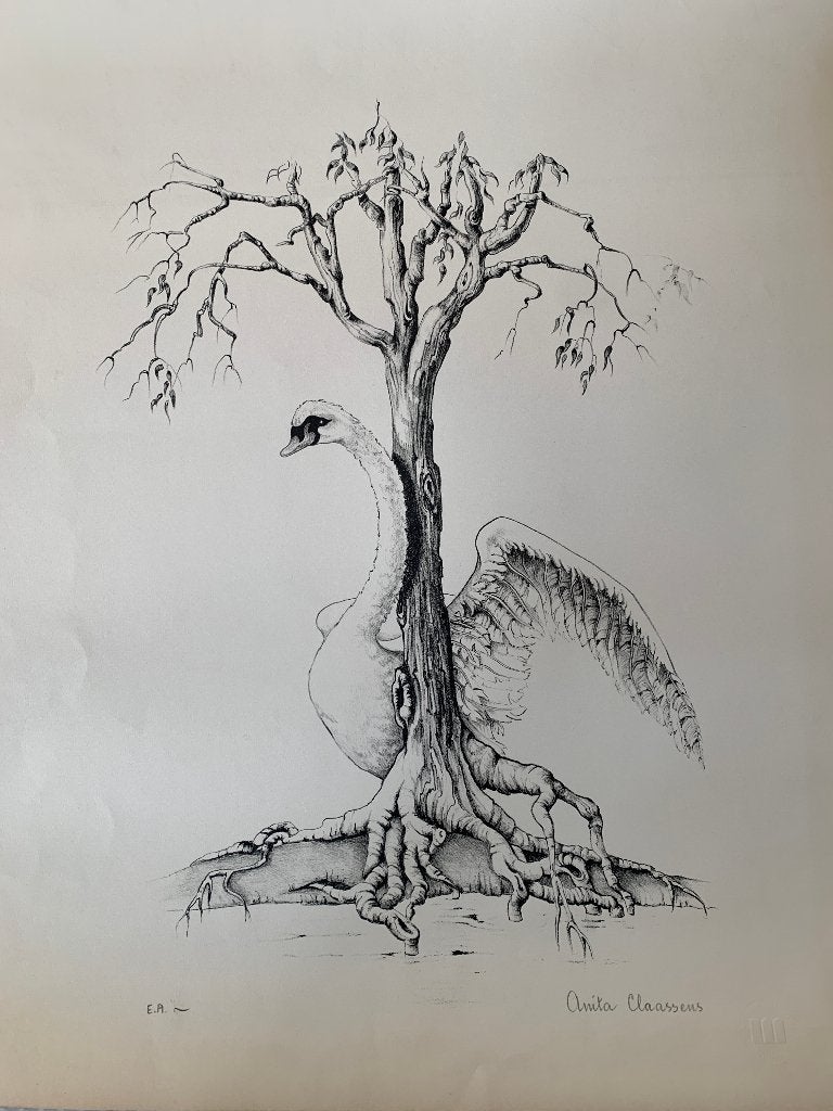 Anita Claassens- lot van 2 werken, Antiek en Kunst, Kunst | Litho's en Zeefdrukken, Genummerd, Ophalen of Verzenden