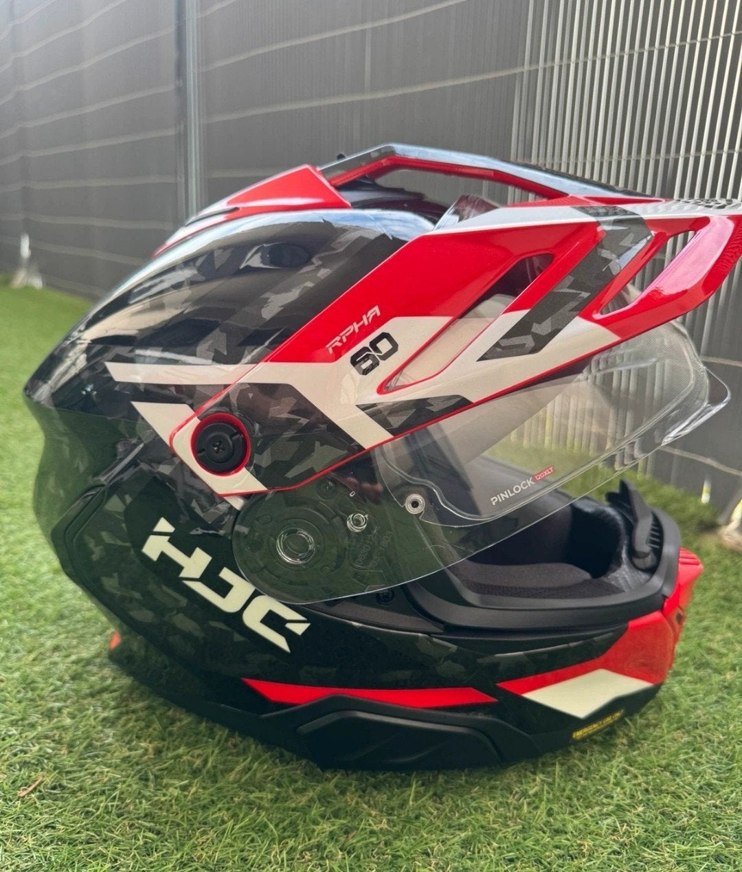 HJC rpha 60 Dakar adventure helm, Motos, Seconde main, Enlèvement ou Envoi, HJC, M