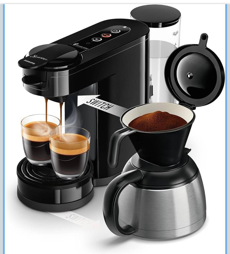 Senseo switch 2-in-1 neuve, Réservoir d'eau amovible, Enlèvement ou Envoi, Café moulu, Neuf