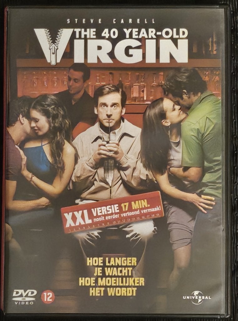 The 40 Year old Virgin (2005), CD & DVD, DVD | Comédie, Enlèvement ou Envoi, Comme neuf, Comédie romantique