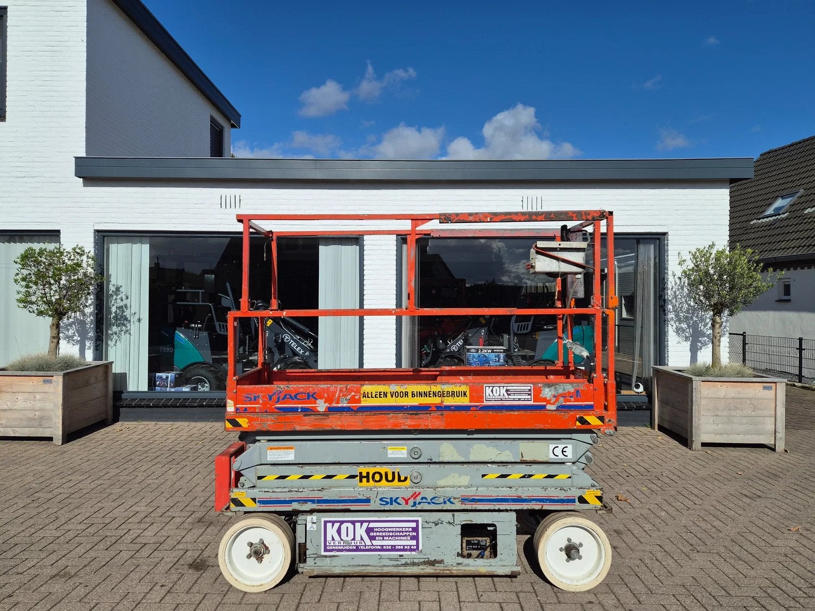 Skyjack Sj3220 schaarlift 8m hoogwerker keuring