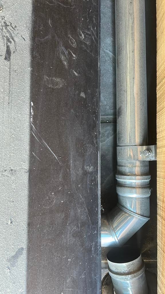 Kachelbuis inox 80 mm pelletkachel, Ophalen, Zo goed als nieuw, Pelletkachel