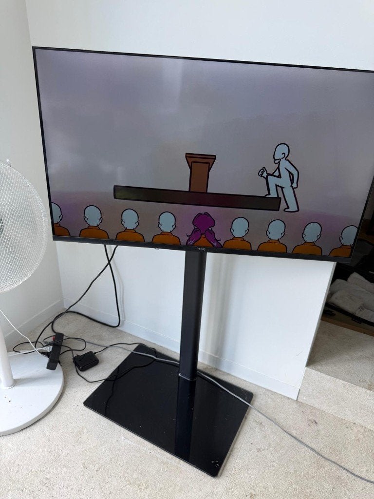 tv & tv stand, Audio, Tv en Foto, Televisies, Ophalen, LED, Zo goed als nieuw, LG