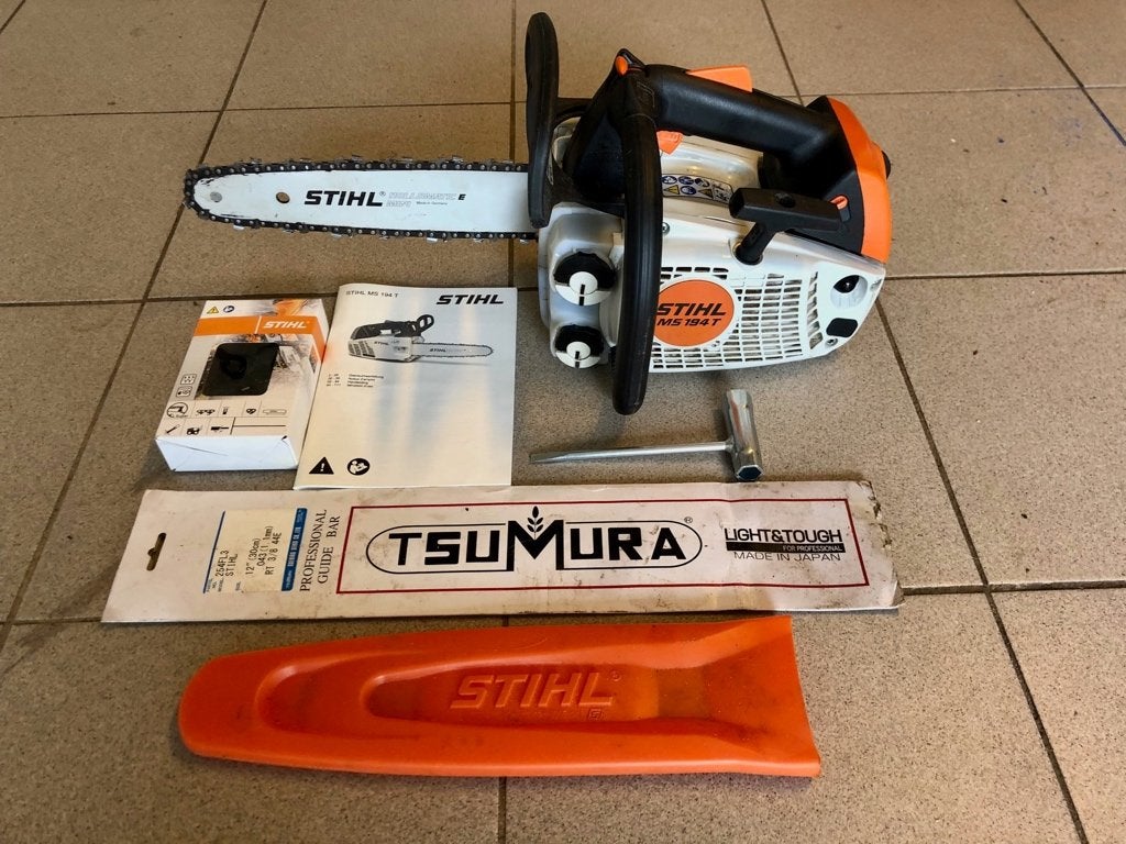 Stihl 194t, Bricolage & Construction, Outillage | Scies mécaniques, Enlèvement ou Envoi, Comme neuf, Tronçonneuse, Stihl