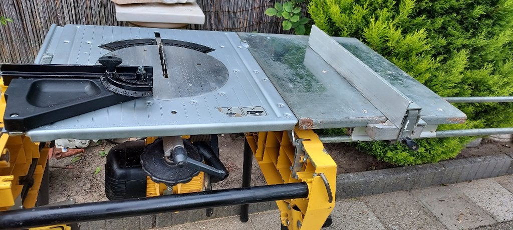 zaagtafel deWalt DW743-nieuwstaat+veel extra acessoiressen, Ophalen, 70 mm of meer, Overige typen, Zo goed als nieuw