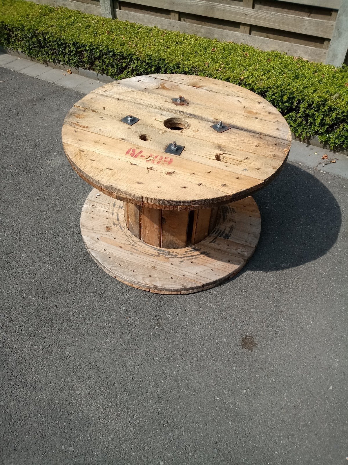 houten bobijnen / haspels, Ophalen, Gebruikt, Rond, Hout