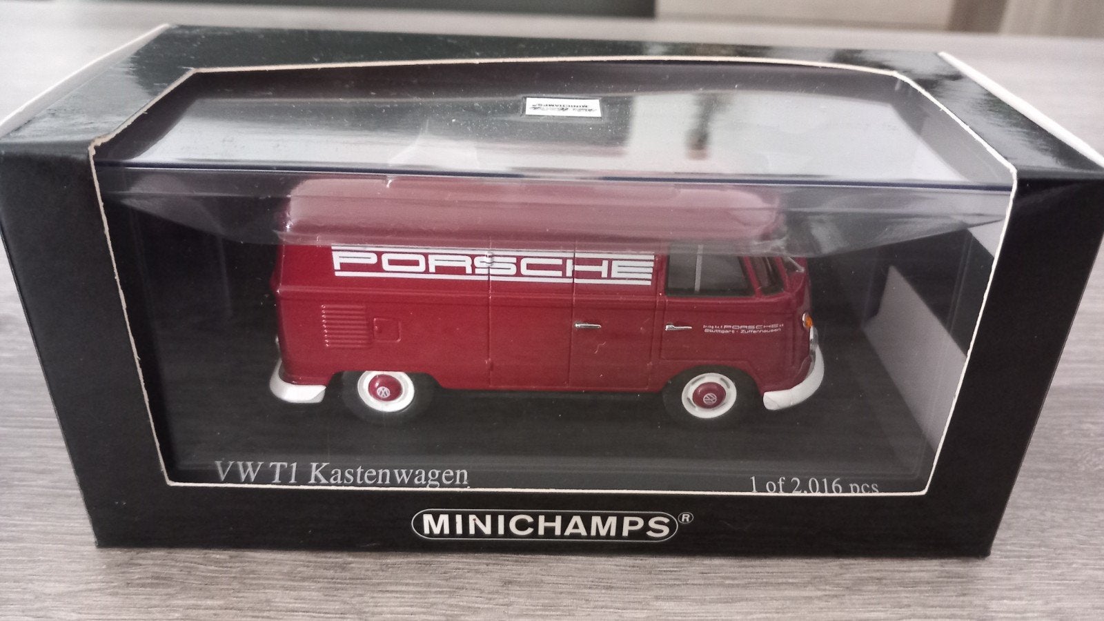 Minichamps VW T1 Kastenwagen ( 1963 )-MIB, Enlèvement, Neuf, Bus ou Camion, MiniChamps