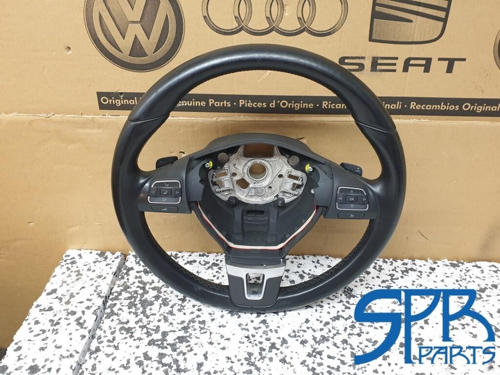 GOLF 6 T5 GP MULTIFUNCTIONEEL FLIPPERS Stuurwiel leder STUUR, Auto-onderdelen, Gebruikt, Volkswagen, Ophalen of Verzenden, Volkswagen