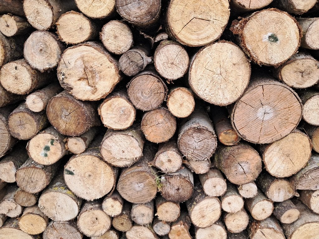 Bois de chauffage sec - bûches de 50 cm, 3 à 6 m³, Enlèvement, Autres essences de bois, Bûches