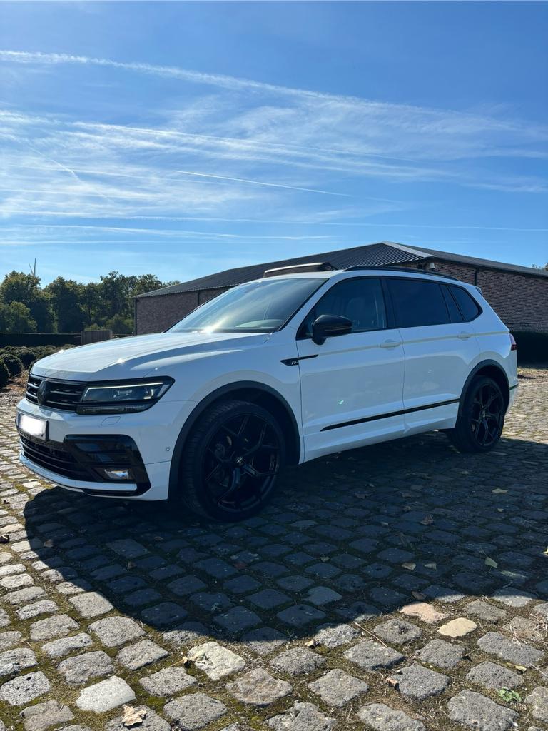 VW Tiguan Allspace 1.5TSI 2021 7-zit 3xR-line Vol opties, Autos, Cuir, Achat, Euro 6, Alarme