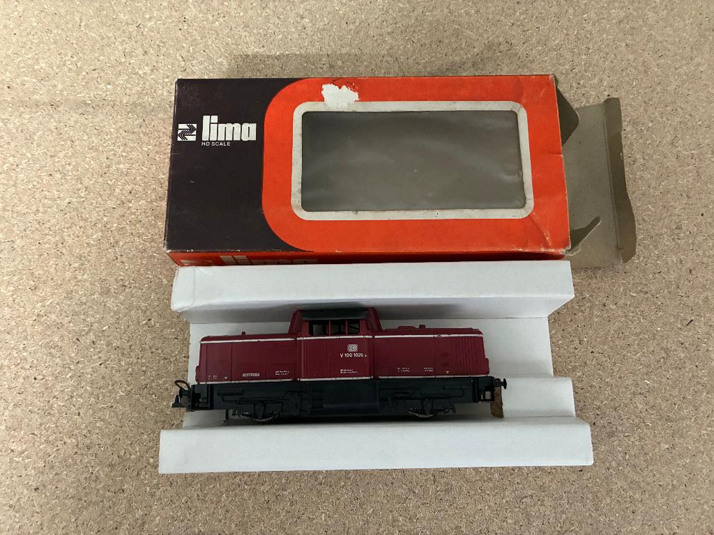 LIMA HO DB V100 1026 diesel locomotief, Hobby en Vrije tijd, Ophalen, Gebruikt, Analoog, Lima