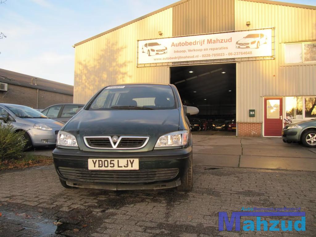 2005 OPEL ZAFIRA A 1.6 16V DEMONTAGE SLOOP (74), Gebruikt, Opel Automobile GmbH, Kontakt@opel-infoservice.de, Opel