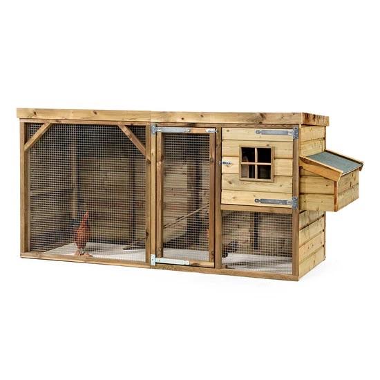 Houten Kippenhok Nelly | Nachthok + Overdekte Ren | Glorenza, Dieren en Toebehoren, Ophalen of Verzenden