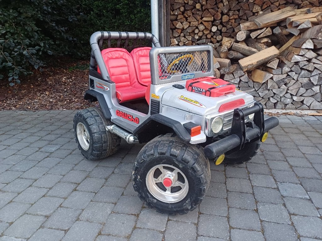 Jeep Peg perego Gaucho, Kinderen en Baby's, Speelgoed | Buiten | Accuvoertuigen, Ophalen, Gebruikt