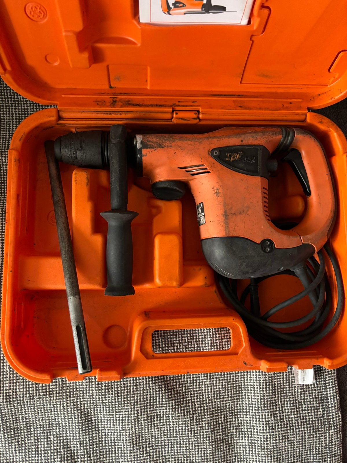 Spit 352 SDS-Max combihamer, Ophalen, Gebruikt