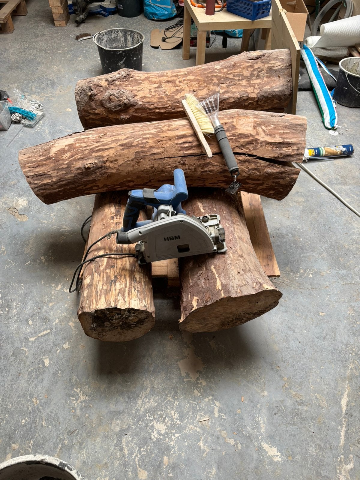 Bois gratuit, Moins de 3 m³, Enlèvement, Autres essences de bois, Troncs d'arbres