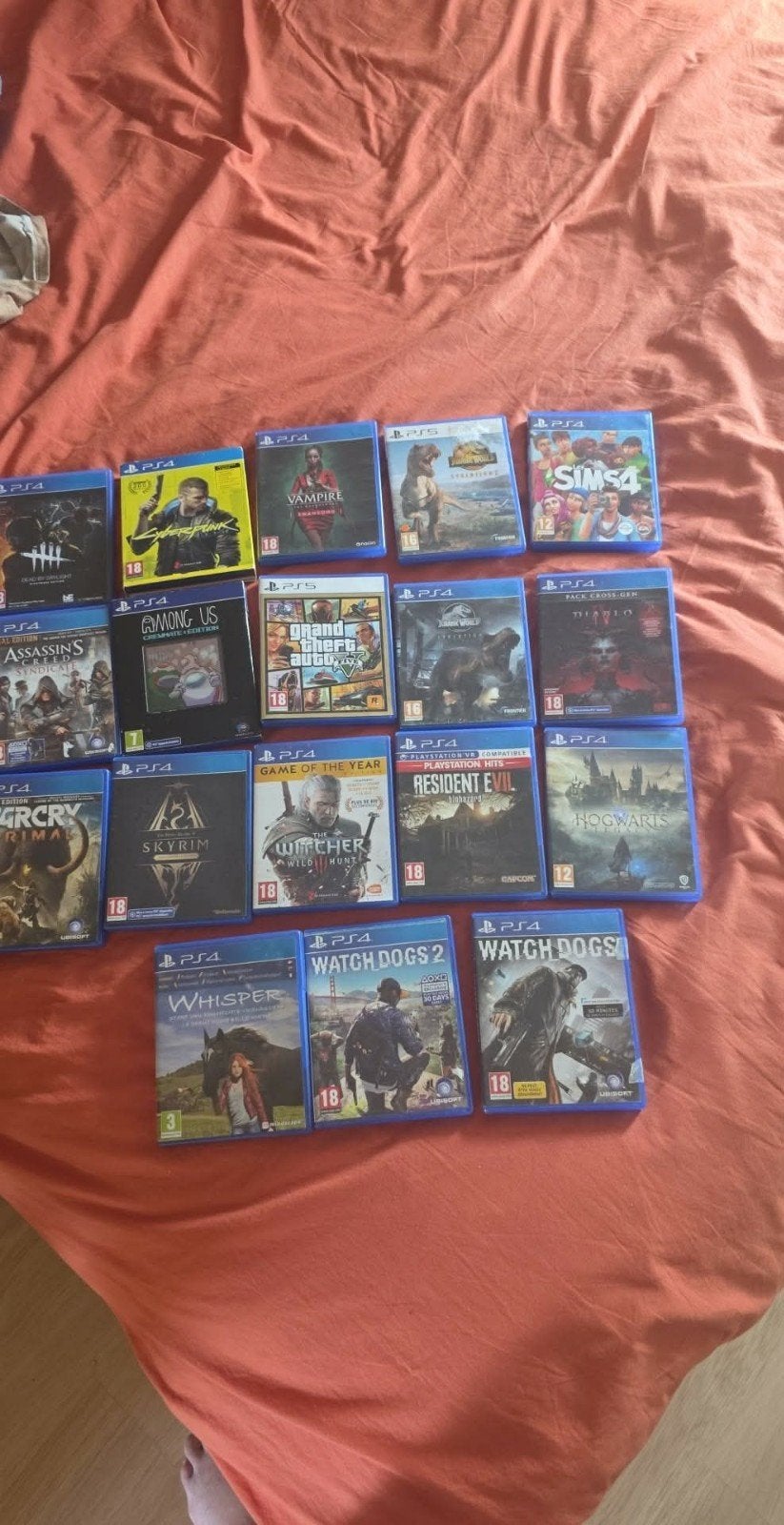 Lot 17 PS4/PS5-games - Zeer goede staat (Detail per unit po, Games en Spelcomputers, Ophalen of Verzenden, Zo goed als nieuw, Platform