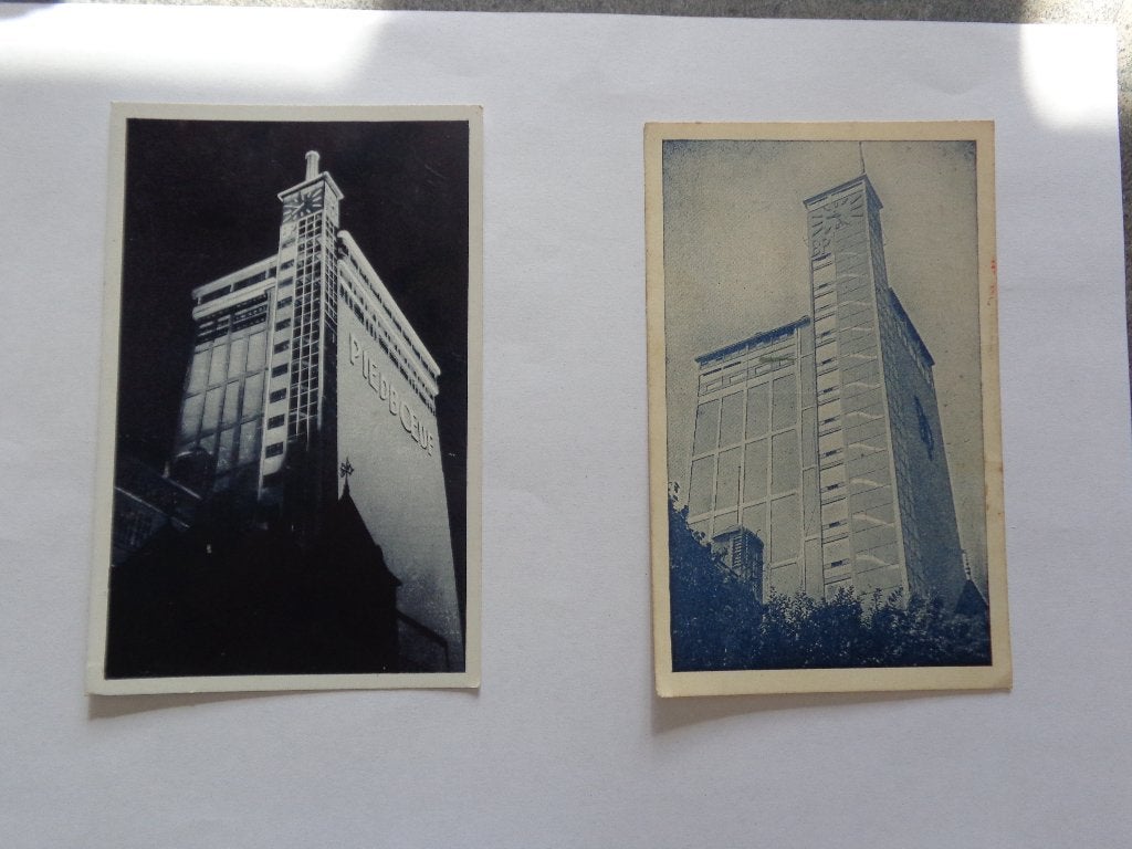 2 anciennes cartes postales de la tour Piedboeuf à Jupille, Collections, Enlèvement