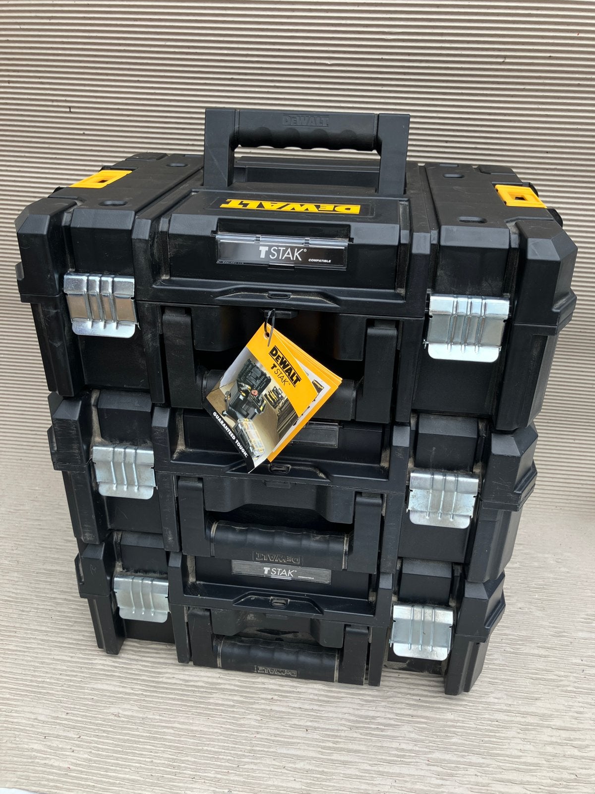 DeWalt T Stak II opbergbox 3 stuks, Ophalen of Verzenden, Zo goed als nieuw