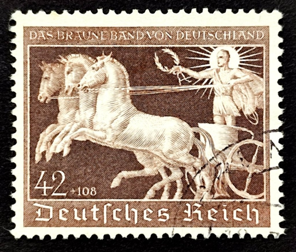 Dt.Reich: Das Braune Band von Deutschland 1940, Enlèvement ou Envoi, Autres périodes, Affranchi