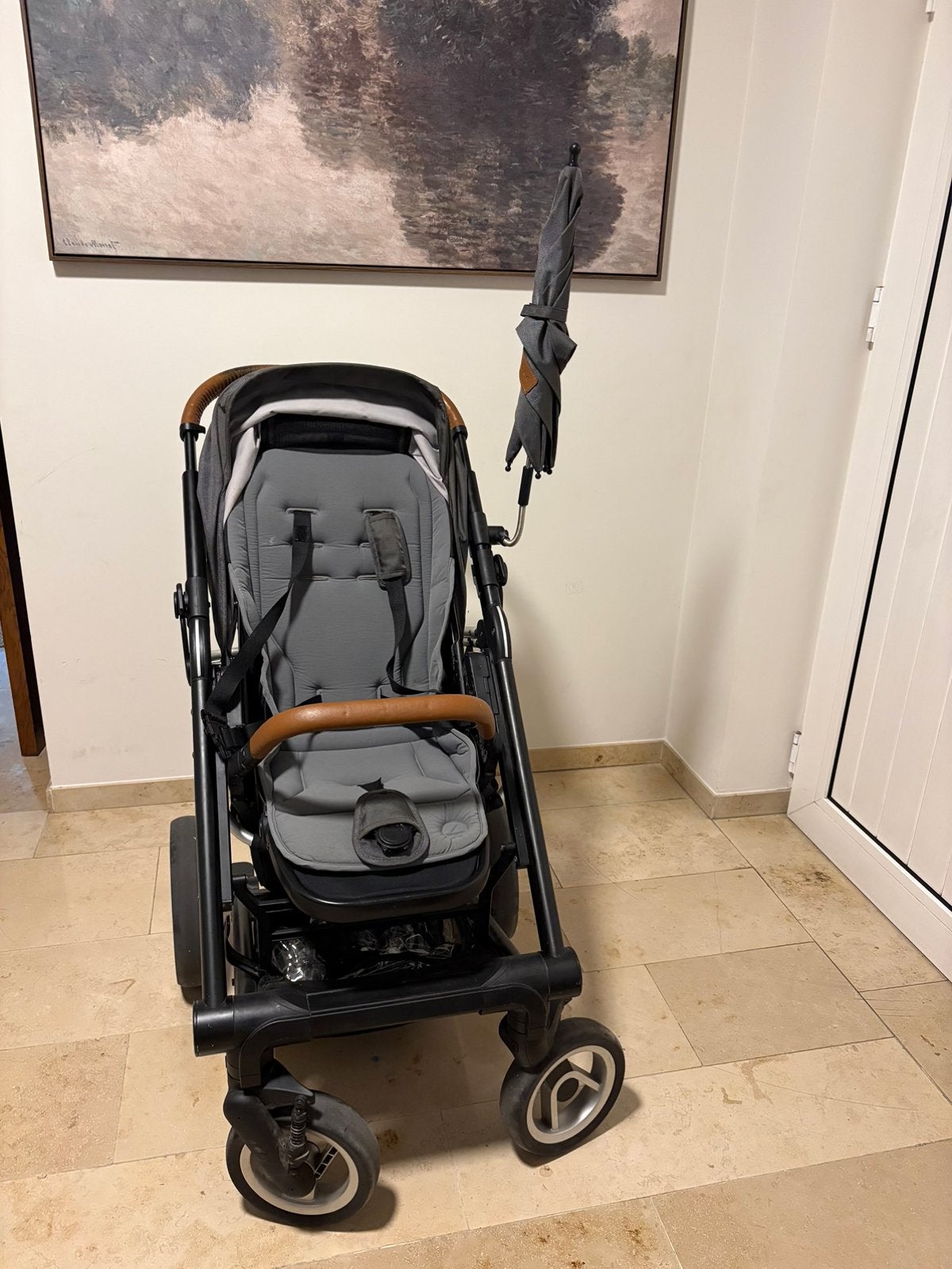 Mutsy kinderwagen 2-in-1 – reiswieg, wandelzitje en parasol, Ophalen, Gebruikt