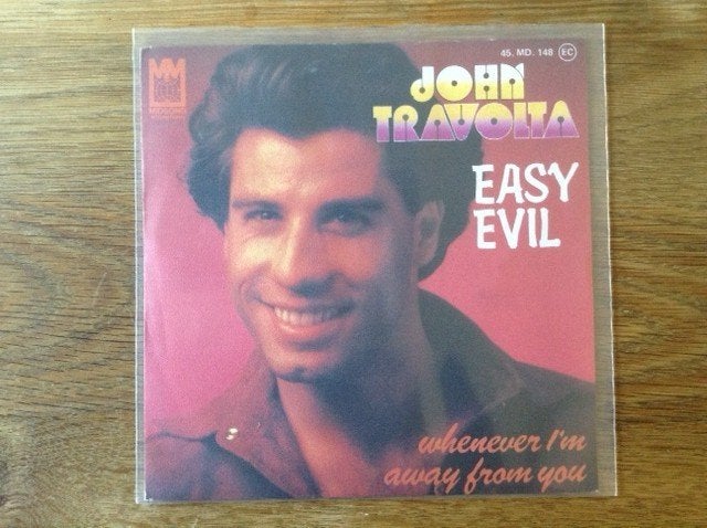 single john travolta, 7 inch, Ophalen of Verzenden, Beschermende buitenhoes, Rock en Metal