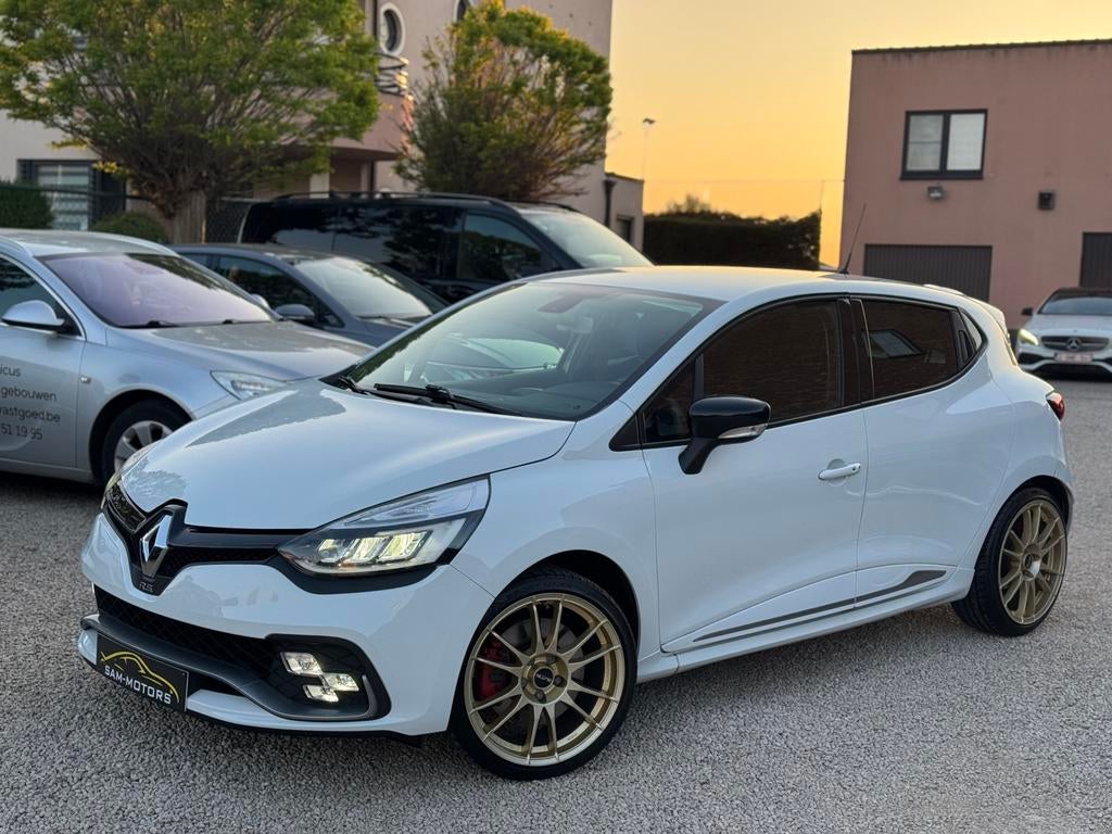Renault Clio RS 1.6 TCe 200pk EDC Automaat - 2017, 1618 cc, 4 cilinders, Leder en Stof, Wit