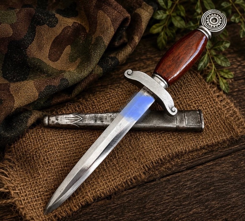 Een TeNo-dolk is een zeldzaam verzamelobject, Ophalen of Verzenden, Landmacht, Mes of Dolk
