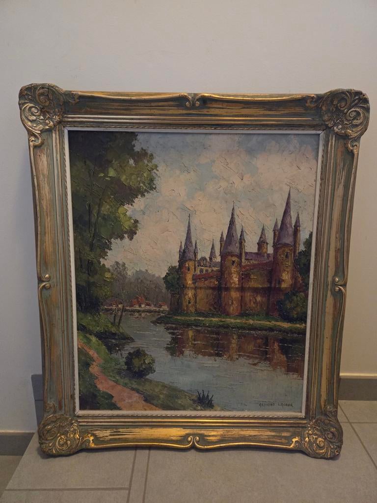 Huile sur toile, Antiquités & Art, Art | Peinture | Classique, Enlèvement