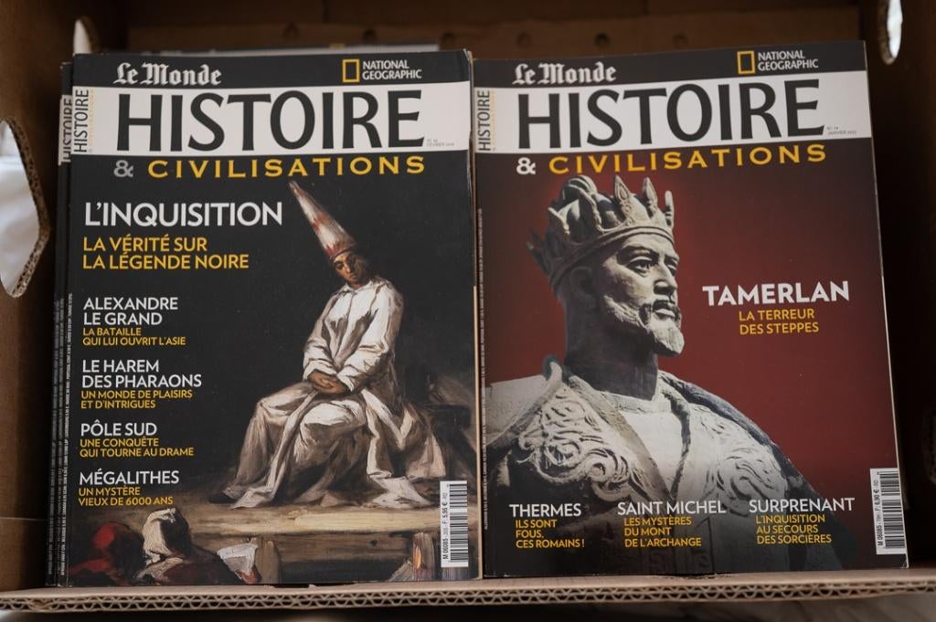 Histoires et Civilisations, 61 numéros, Enlèvement, Utilisé, Autres types