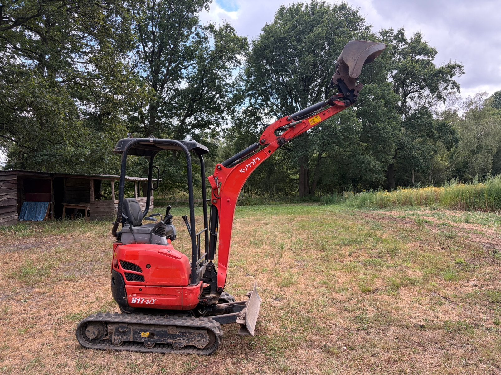 Kubota U17-3 met 1290 uren, Zakelijke goederen, Ophalen, Graafmachine