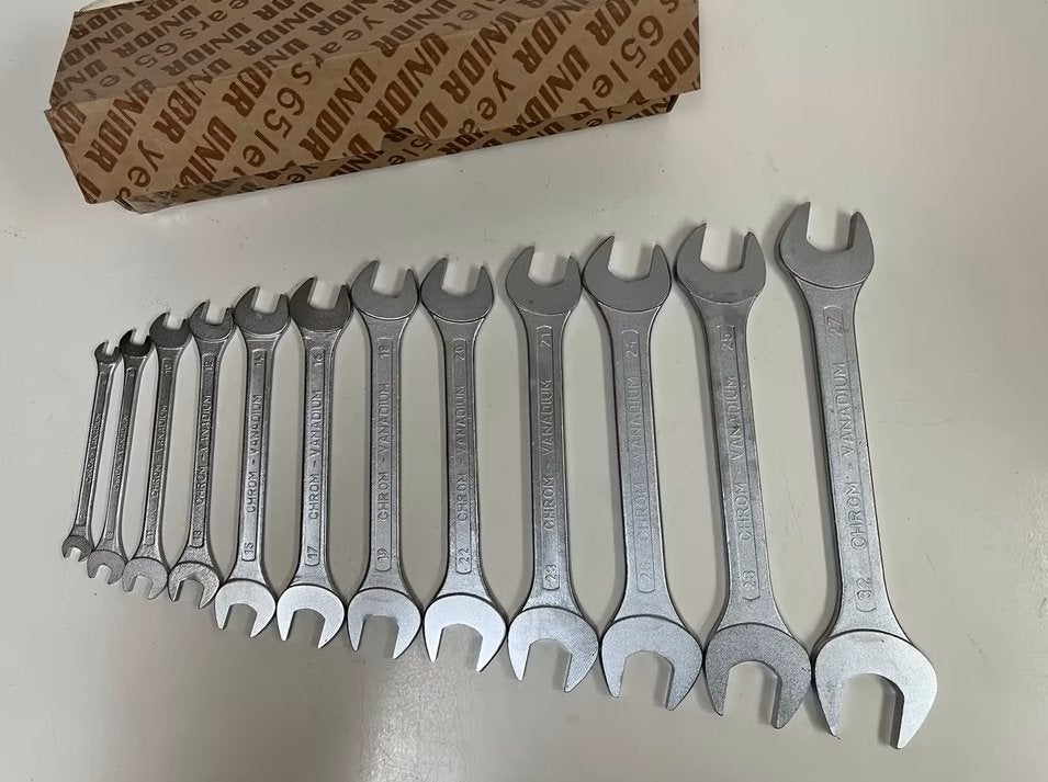 Ensemble de clés à fourche Unior, Bricolage & Construction, Outillage | Outillage à main, Enlèvement ou Envoi, Neuf, Clé/cliquet