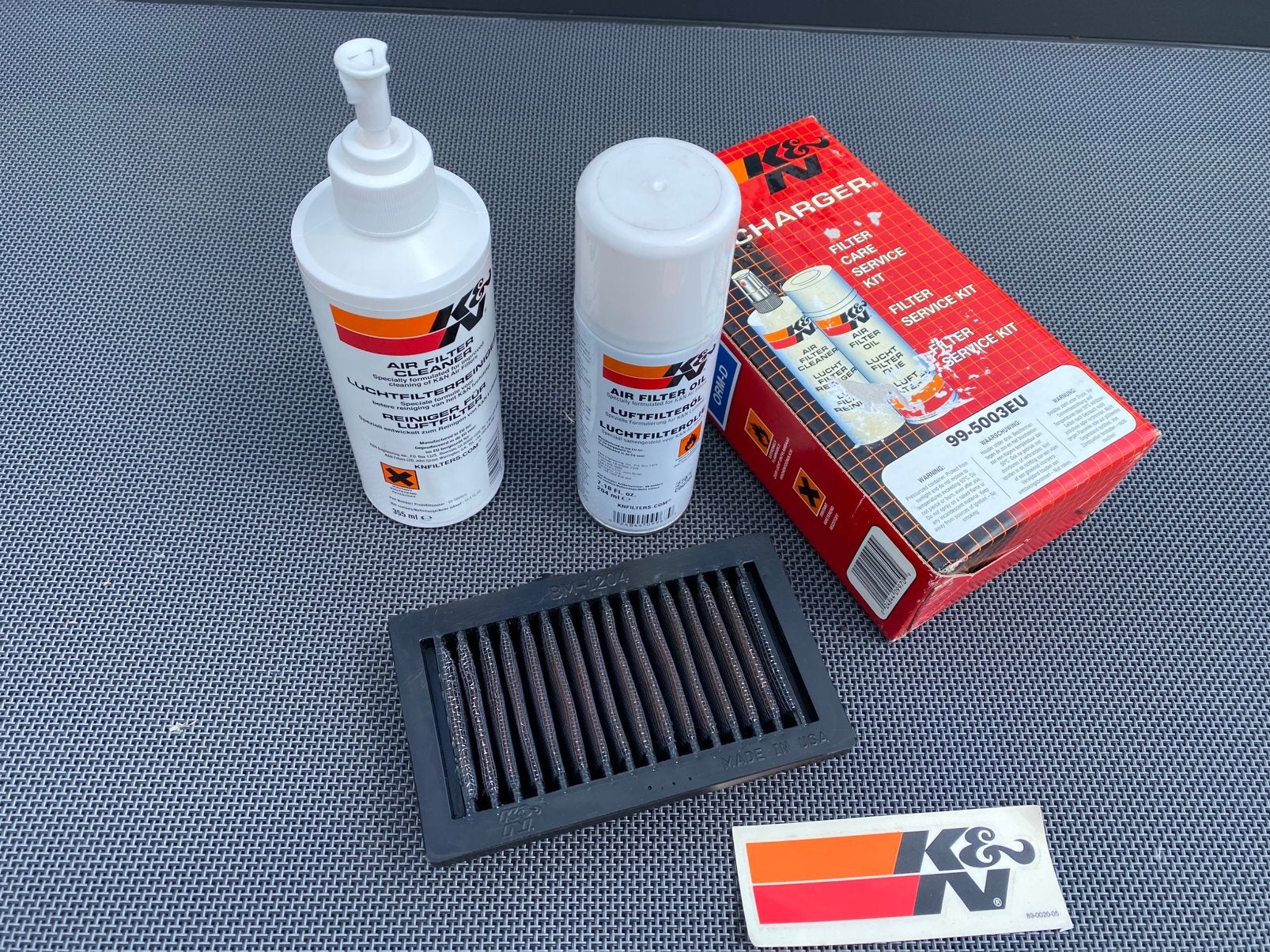 K&N luchtfiler voor BMW R1200 series, Motoren, Ophalen of Verzenden, Gebruikt