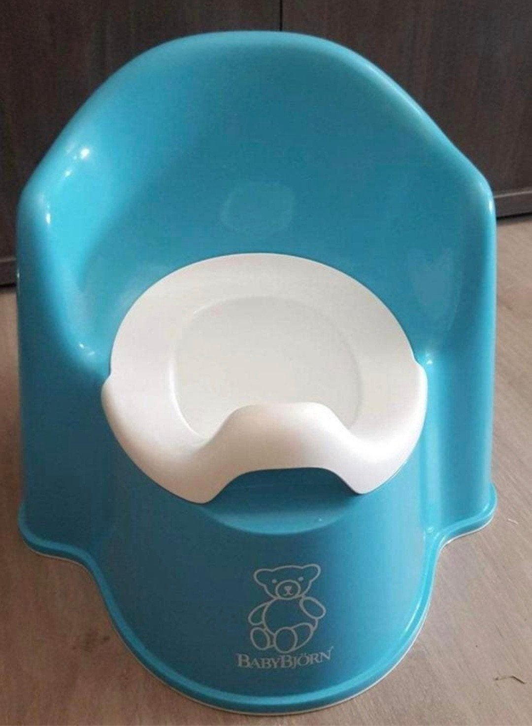 Babybjörn plaspotje - Zo goed als nieuw - (Turquoise/blauw), Ophalen, Zo goed als nieuw, Overige typen, Overige merken