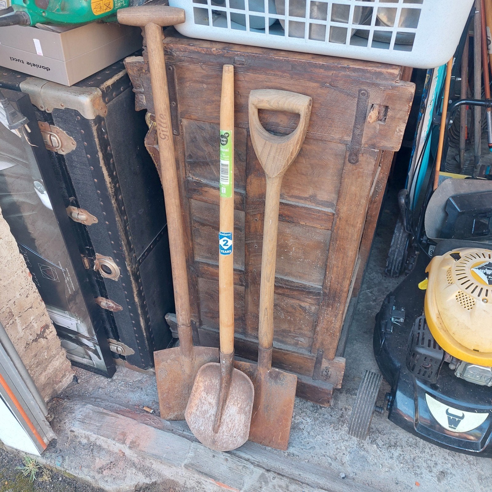 3 schoppen, Jardin & Terrasse, Outils à main, Enlèvement